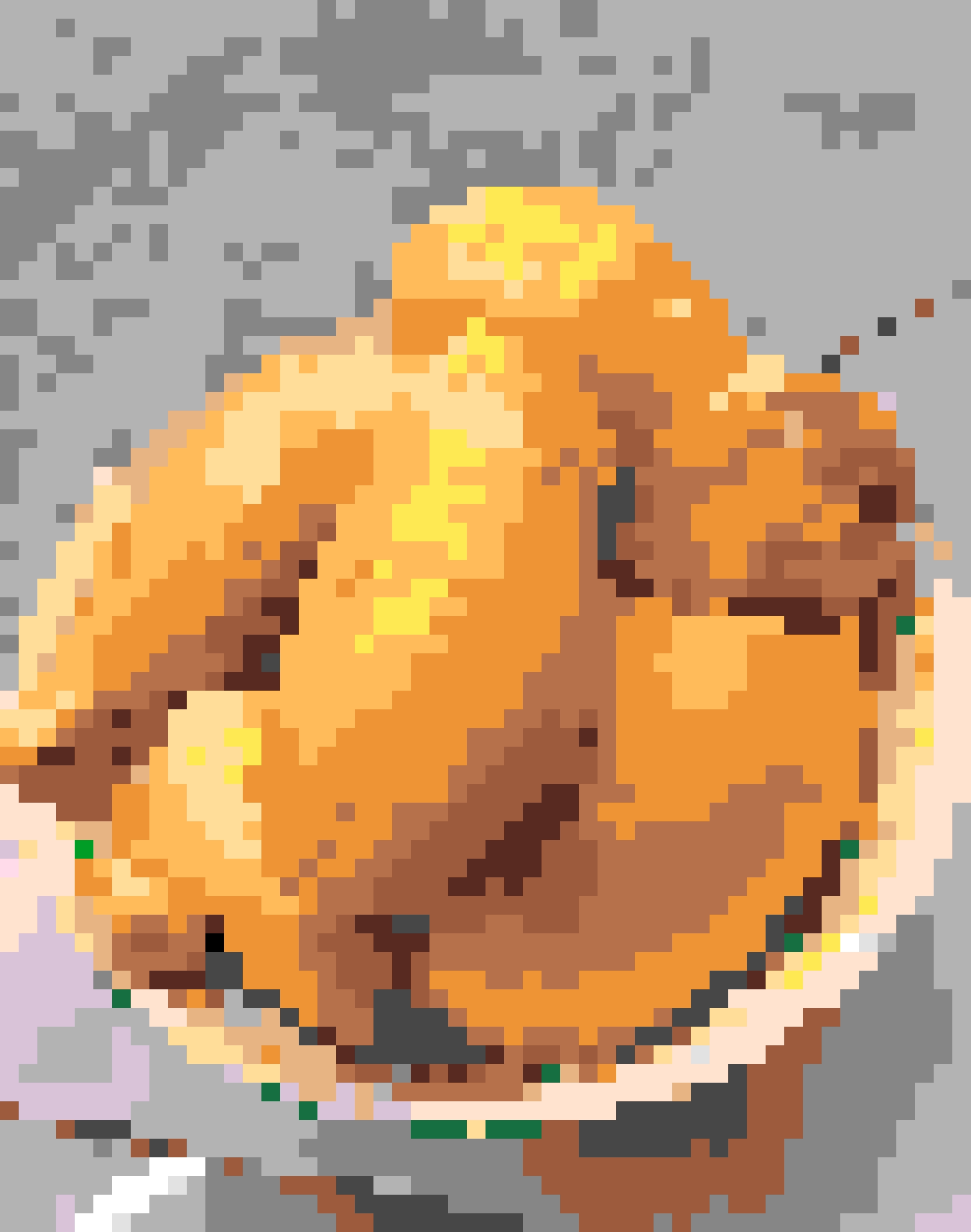 Durian fuse bead pattern