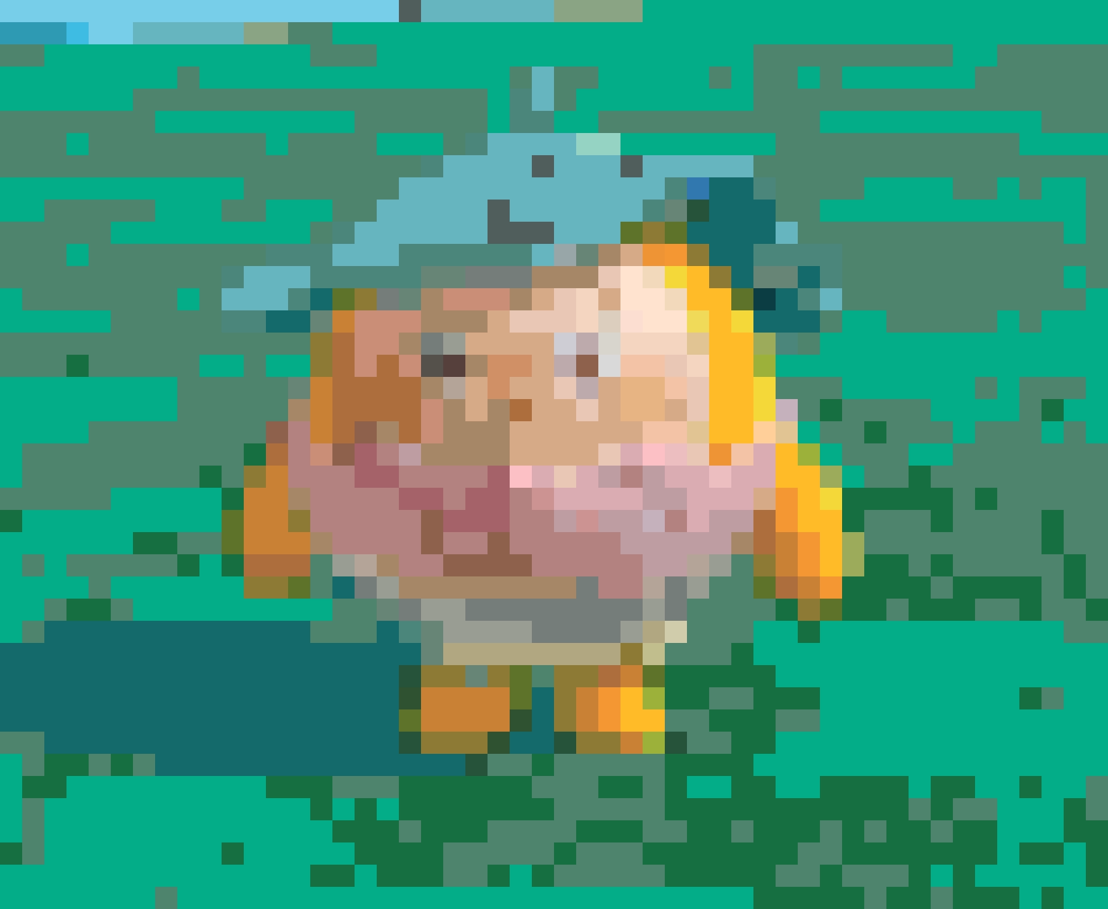Eggy fuse bead pattern
