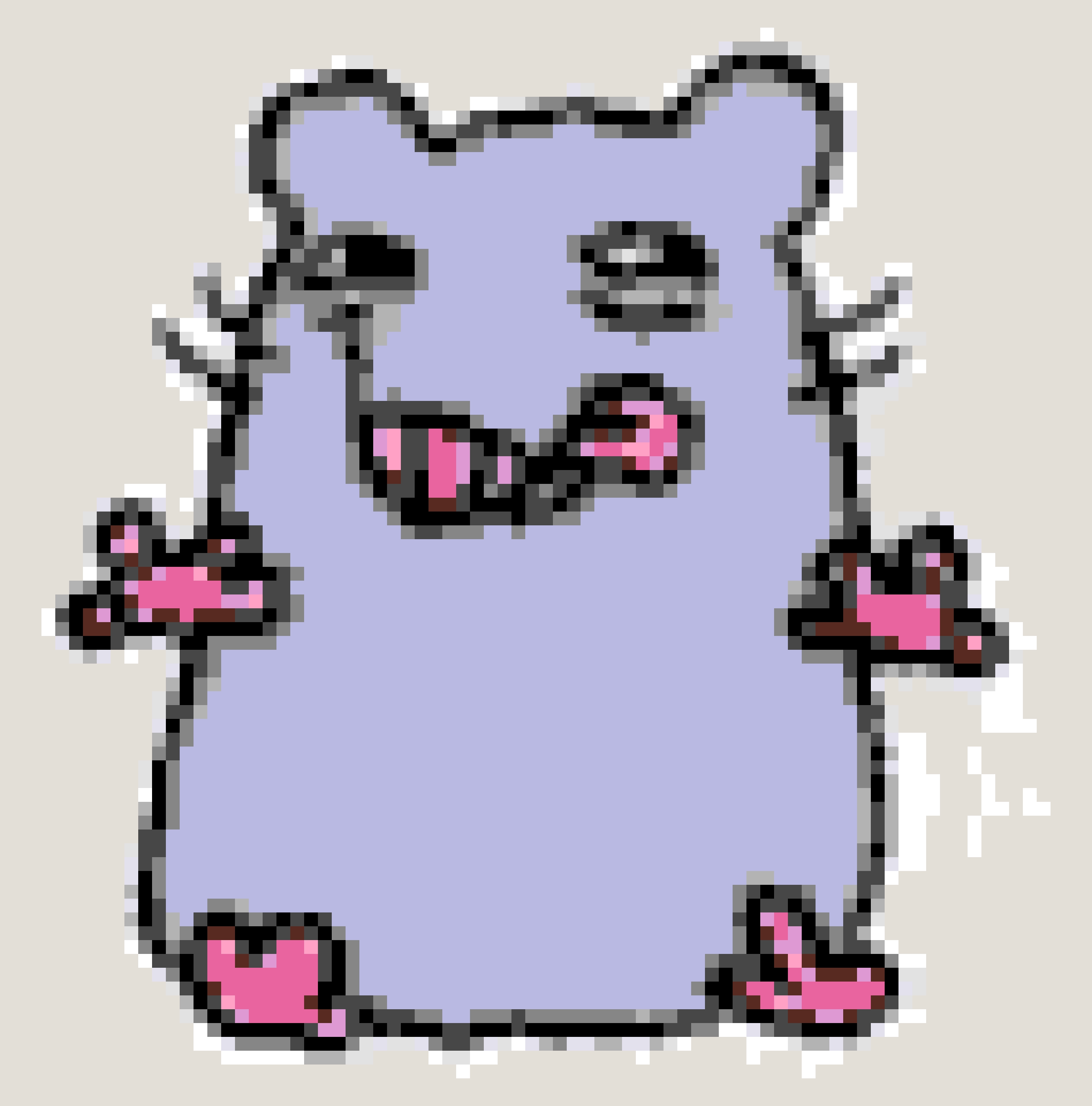 Evil Mouse fuse bead pattern