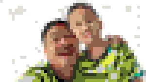 Father and Son Fuse Bead Pattern (Free Printable)