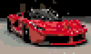 Ferrari LaFerrari 퓨즈 비즈 도안 (무료 인쇄)