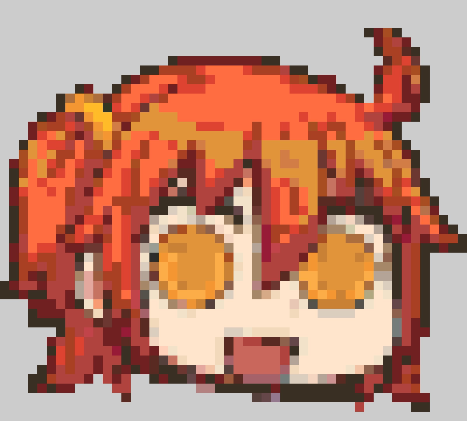 FGO Ritsuka fuse bead pattern