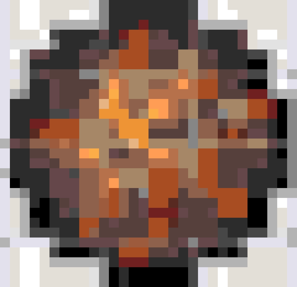 Fire Charge fuse bead pattern