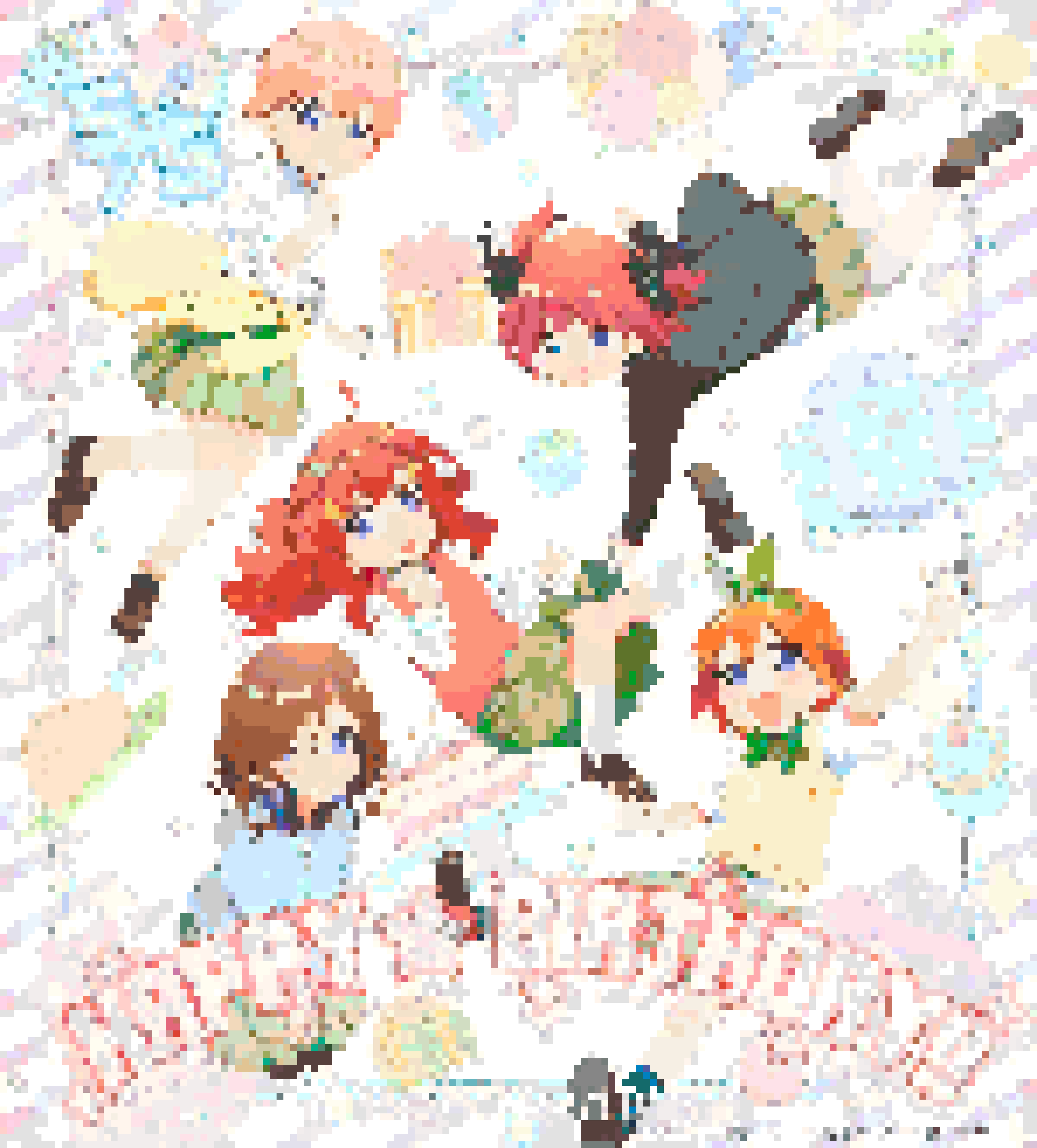 Five Sisters fuse bead pattern