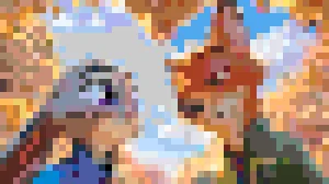 Fox and Rabbit Patrón de Cuentas de Fusión (Imprimible Gratis)