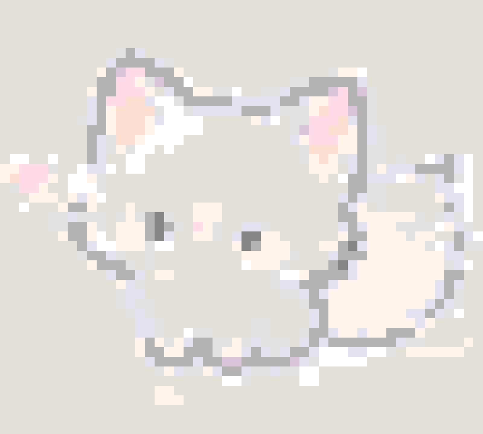 Fox Bead Art fuse bead pattern