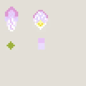Freesia نمط خرز دمج (طباعة مجانية)