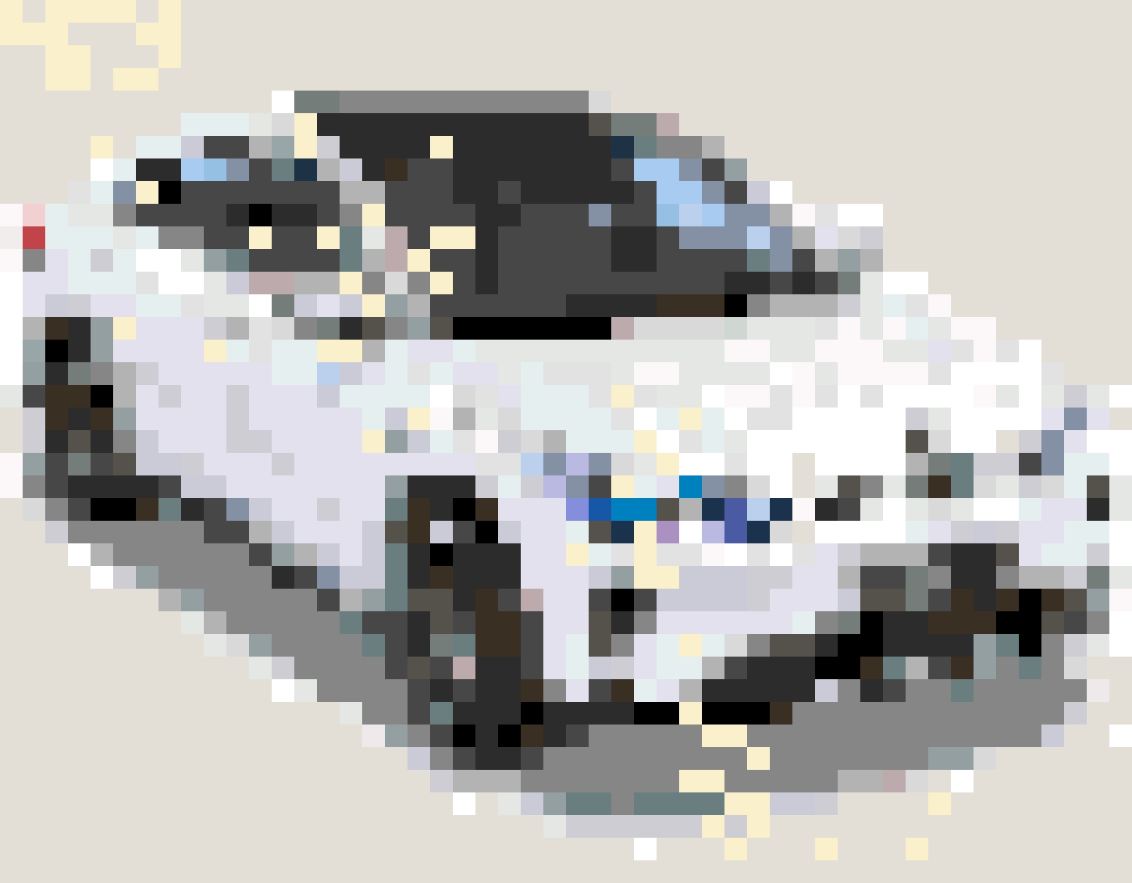 Galaxy Warship fuse bead pattern
