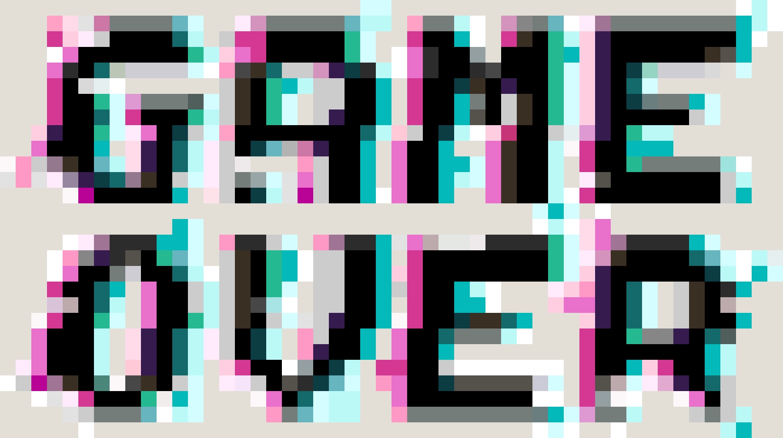 Game Over fuse bead pattern
