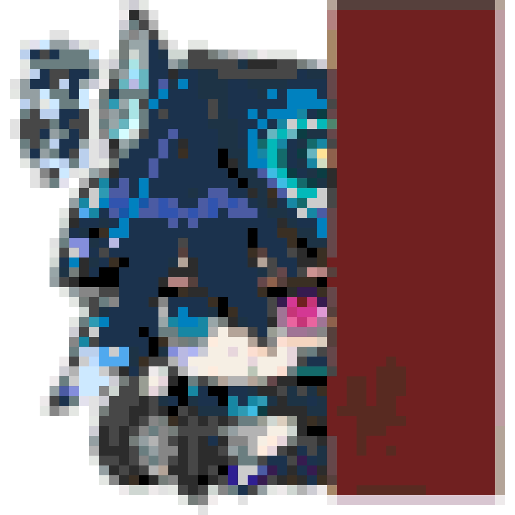 Genshin Ororon fuse bead pattern