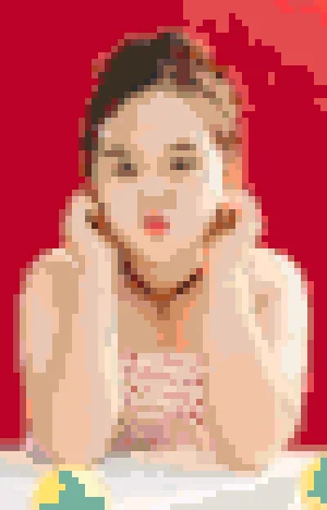 Girl Padrão de Contas de Fusão (Imprimível Grátis)