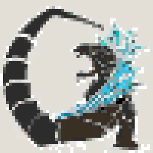 Godzilla 퓨즈 비즈 도안 (무료 인쇄)