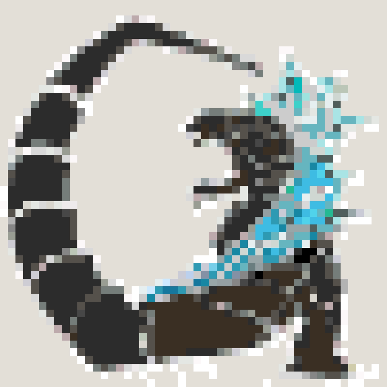 Godzilla fuse bead pattern