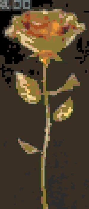 Golden Rose Padrão de Contas de Fusão (Imprimível Grátis)