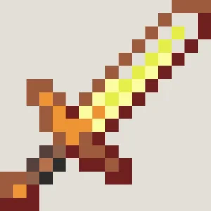 Golden Sword Patrón de Cuentas de Fusión (Imprimible Gratis)