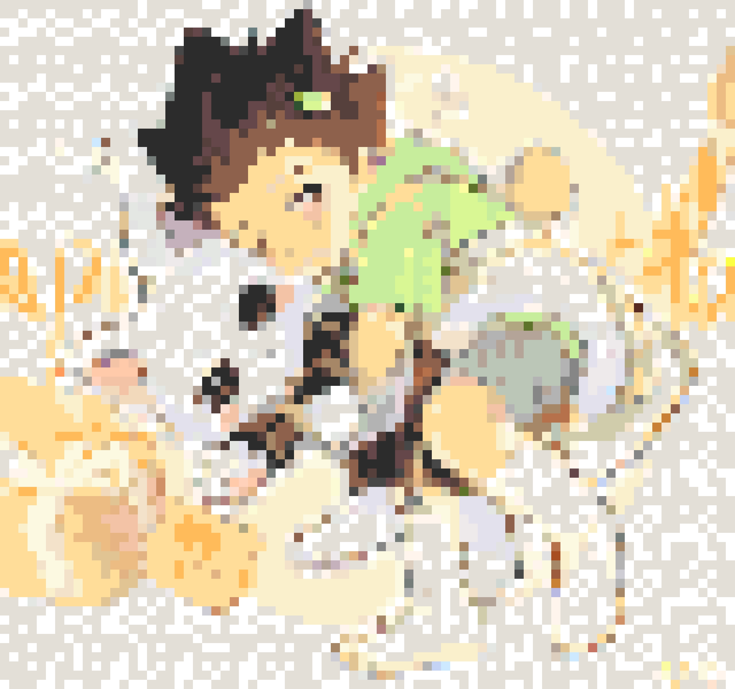 Gon 2 fuse bead pattern