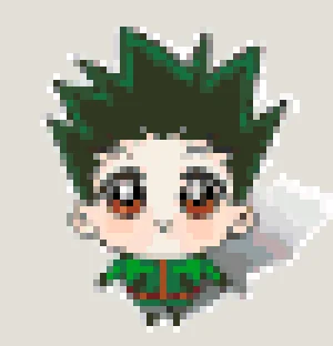 Gon 퓨즈 비즈 도안 (무료 인쇄)