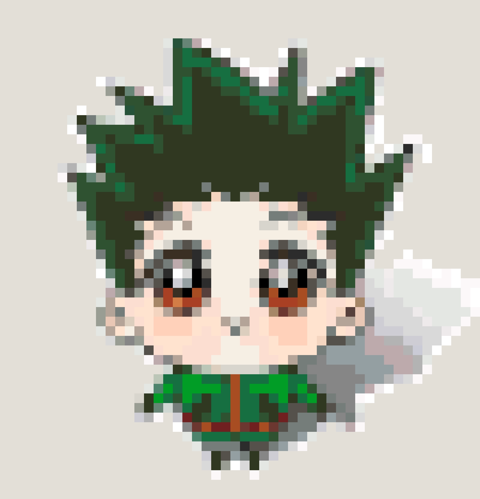 Gon fuse bead pattern