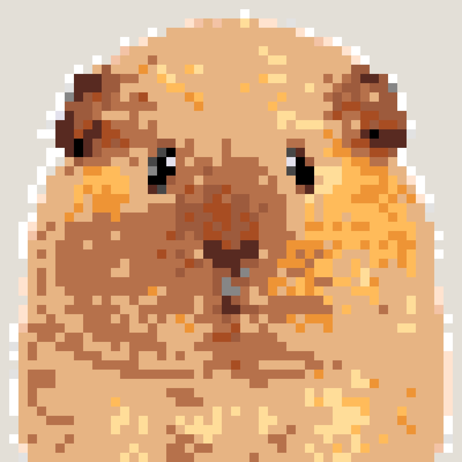 Guinea Pig fuse bead pattern
