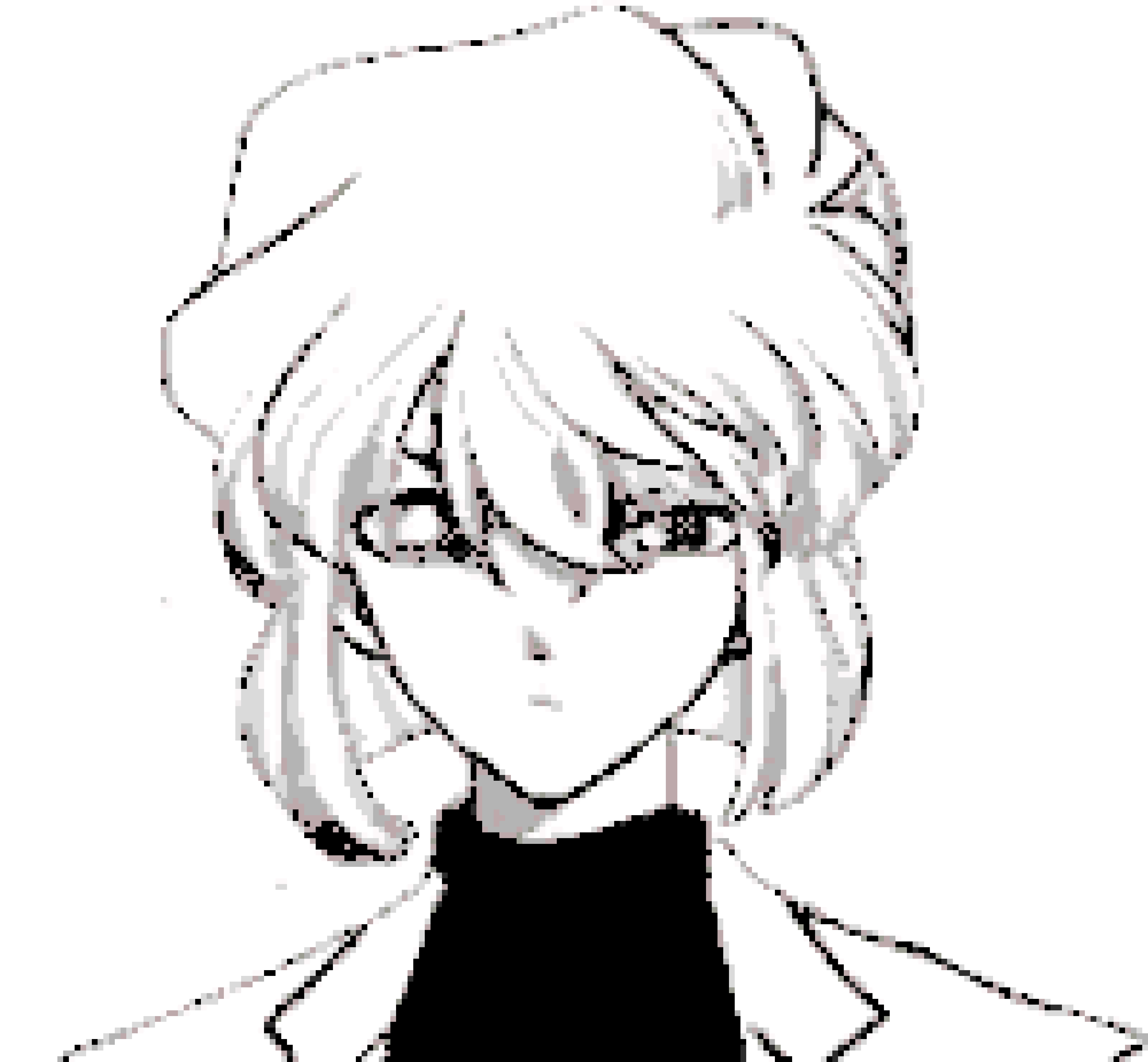 Haibara Ai Head Bead Art 2.0 fuse bead pattern