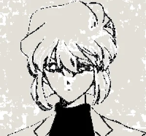 Haibara Ai Head Bead Art Bügelperlen-Muster (Kostenlos Druckbar)