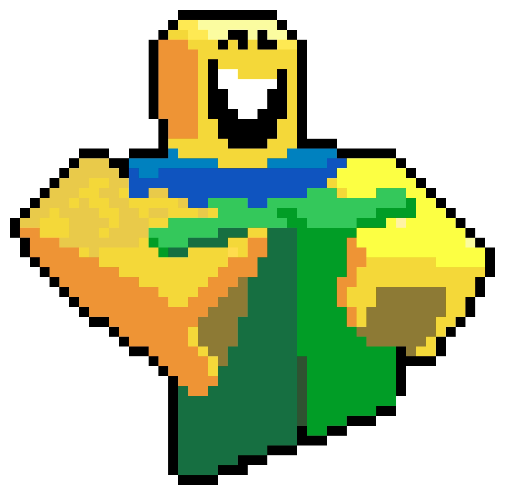 Happy Noob fuse bead pattern