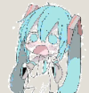 Hatsune Miku 2 Patrón de Cuentas de Fusión (Imprimible Gratis)
