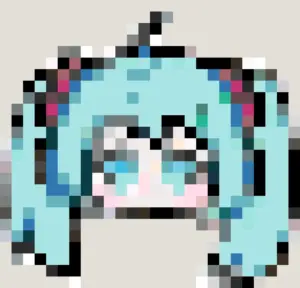 Hatsune Miku Patrón de Cuentas de Fusión (Imprimible Gratis)