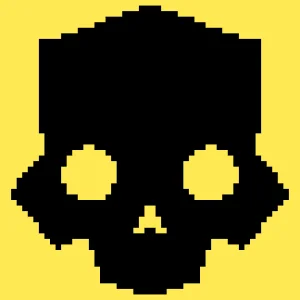 Helldivers Logo Fuse Bead Pattern (Free Printable)