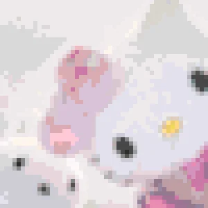 Hello Kitty 7 نمط خرز دمج (طباعة مجانية)