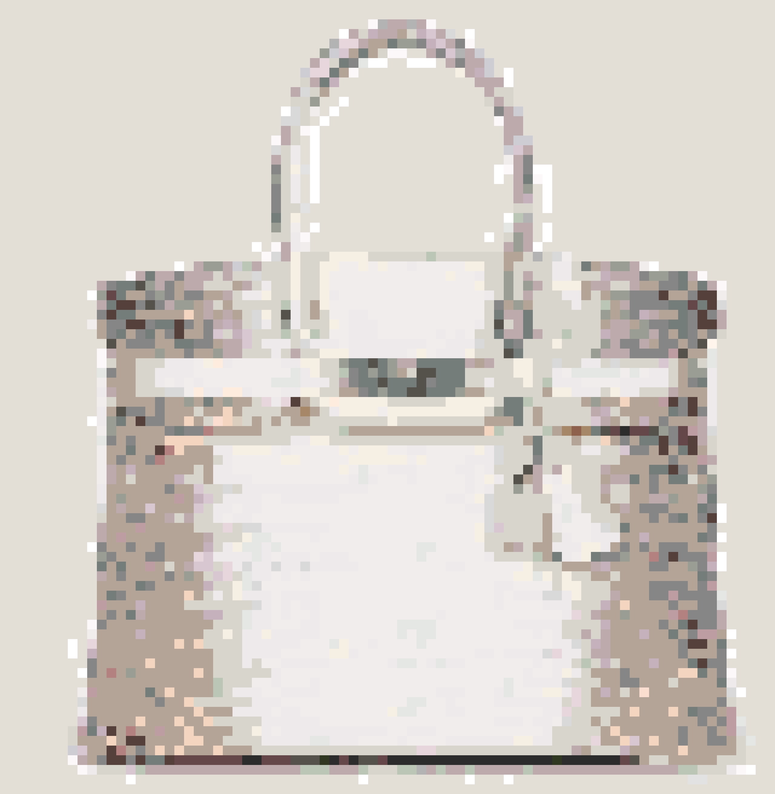 Hermès Birkin fuse bead pattern - printable chart with bead counts