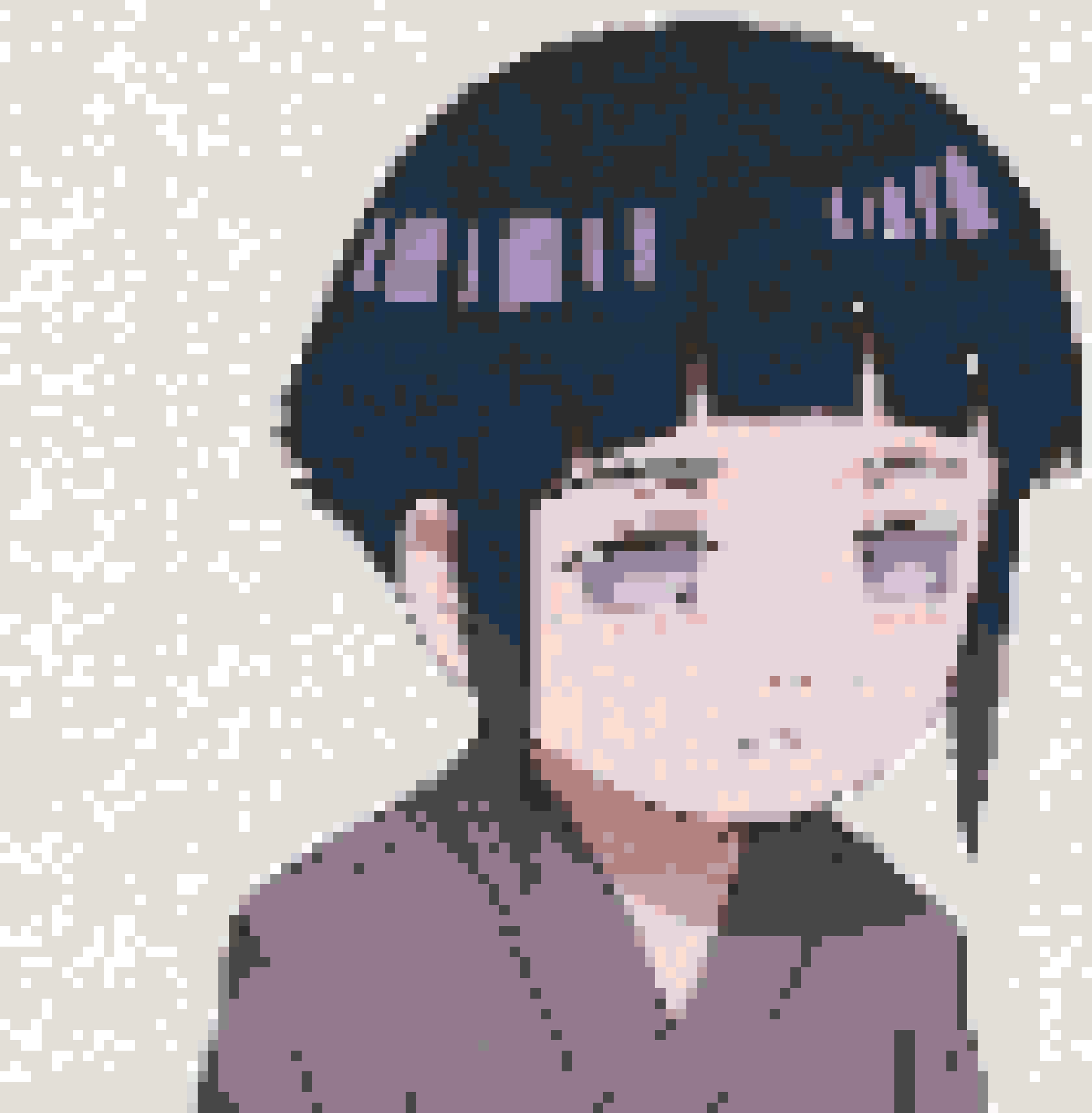 Hinata fuse bead pattern