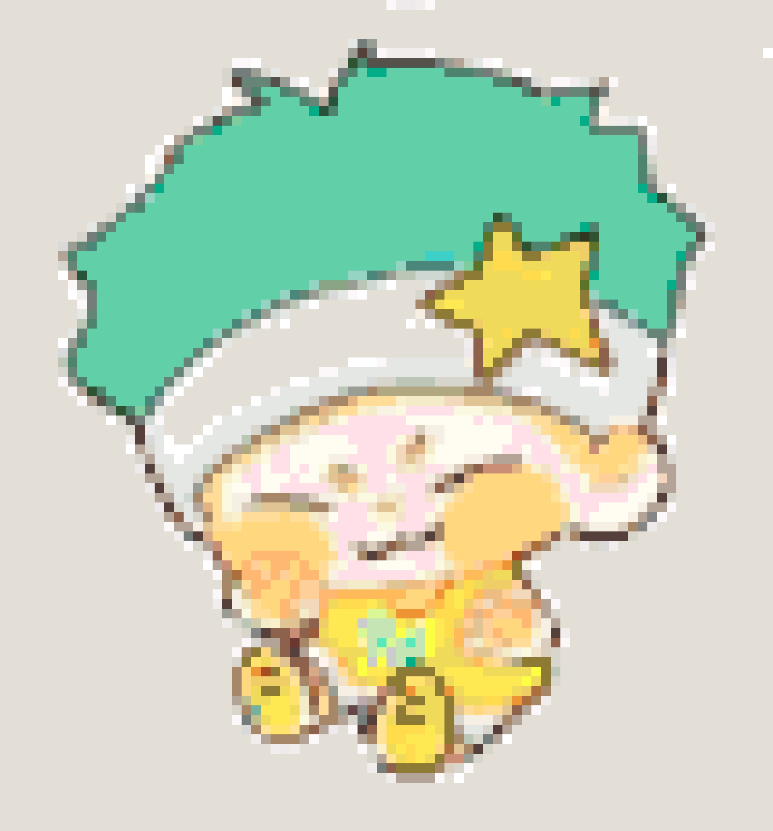 Hoshi fuse bead pattern
