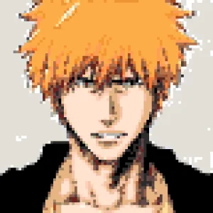 Ichigo Kurosaki Padrão de Contas de Fusão (Imprimível Grátis)
