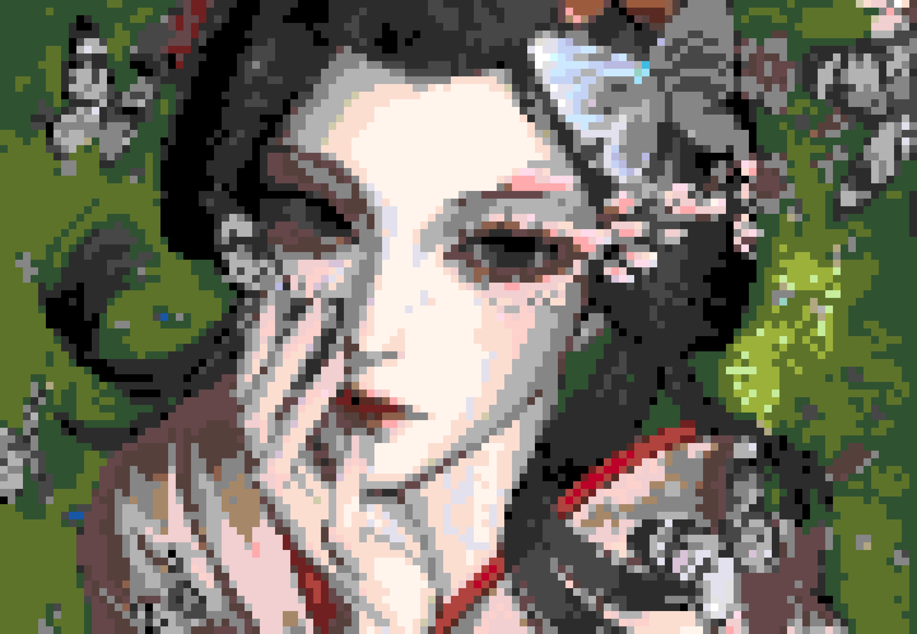 Identity V Geisha fuse bead pattern