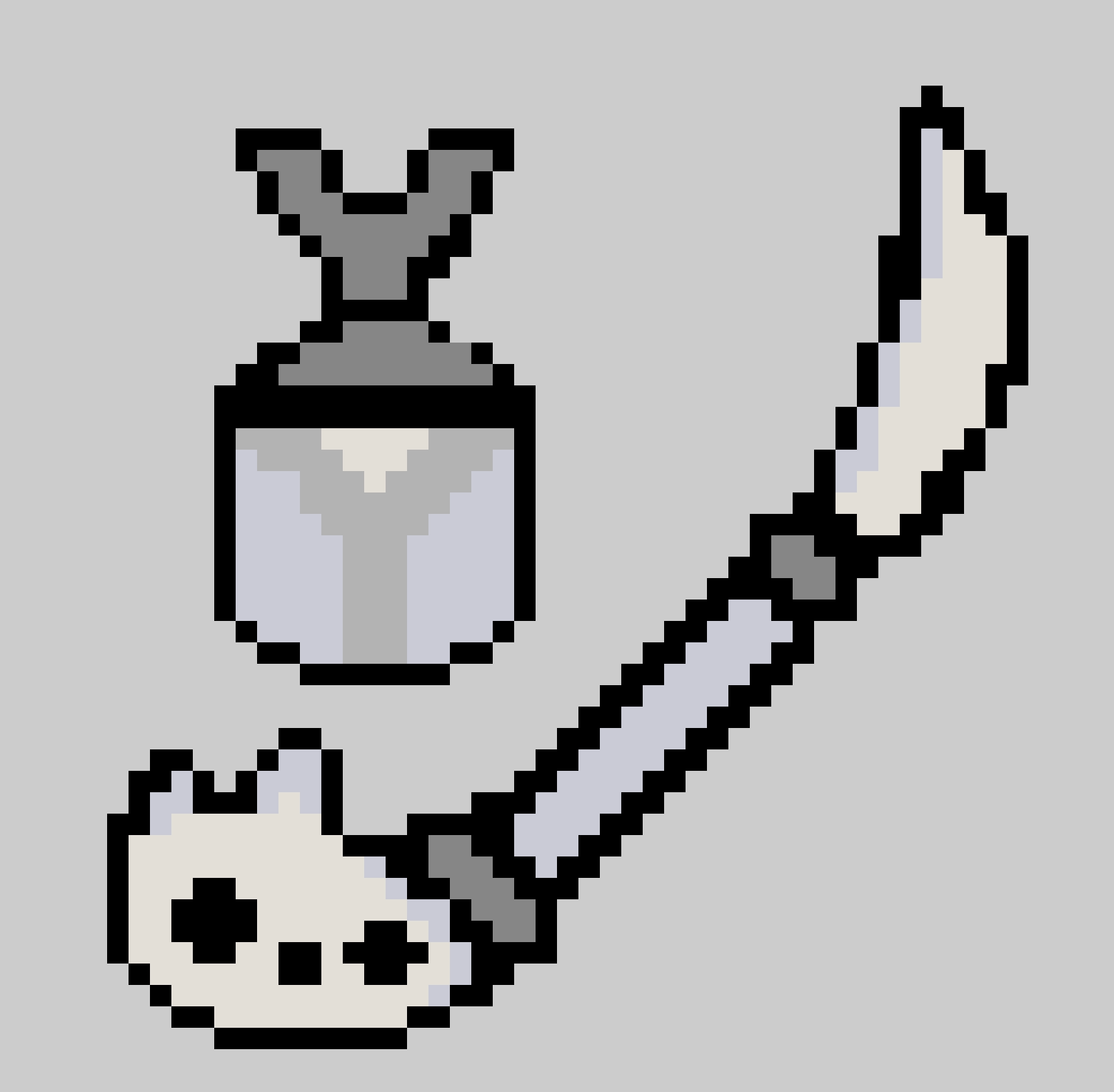Insect Glaive fuse bead pattern
