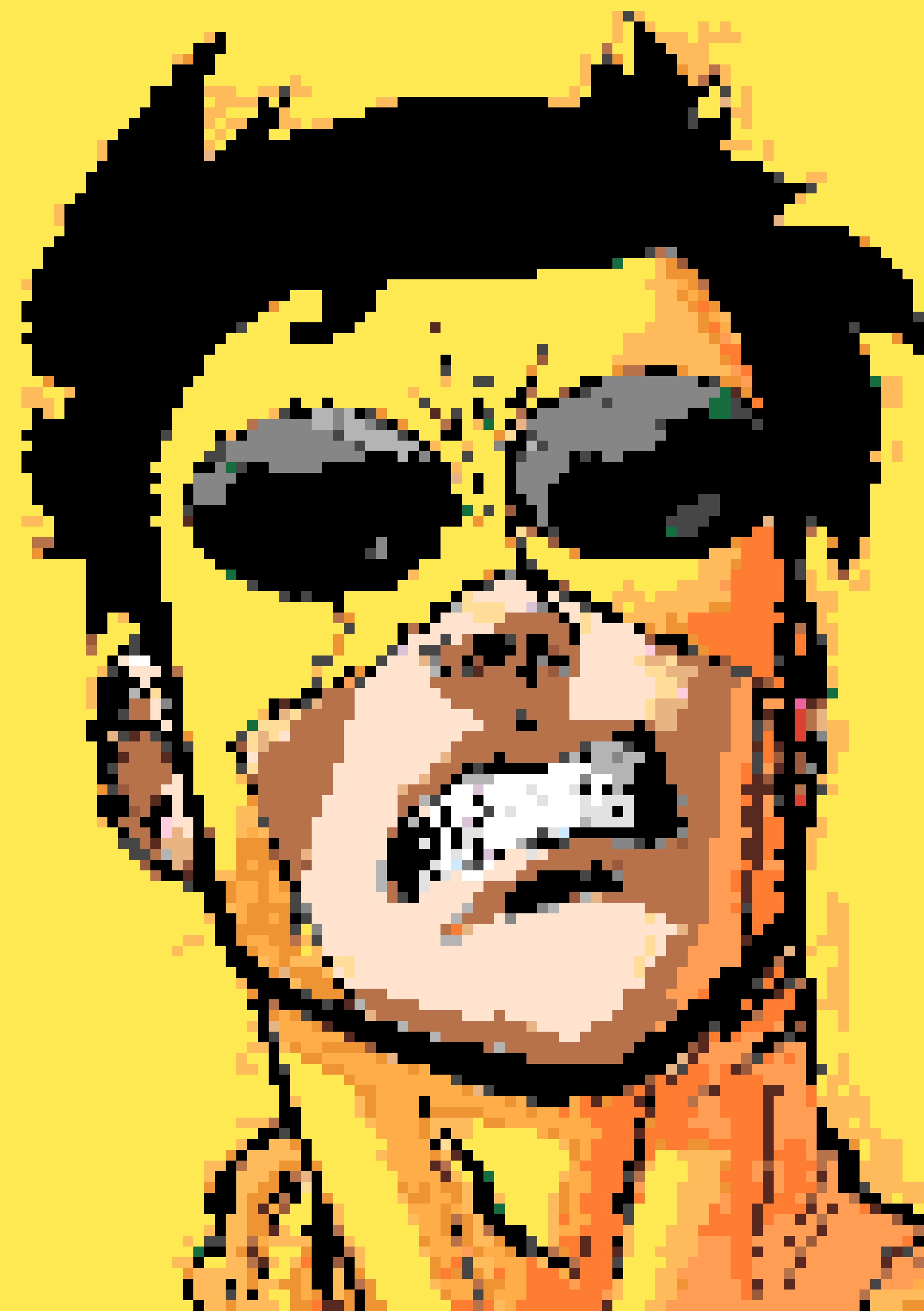 Invincible fuse bead pattern