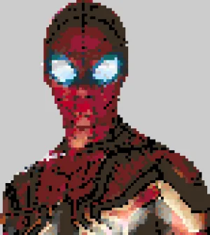 Iron Spider Man Padrão de Contas de Fusão (Imprimível Grátis)
