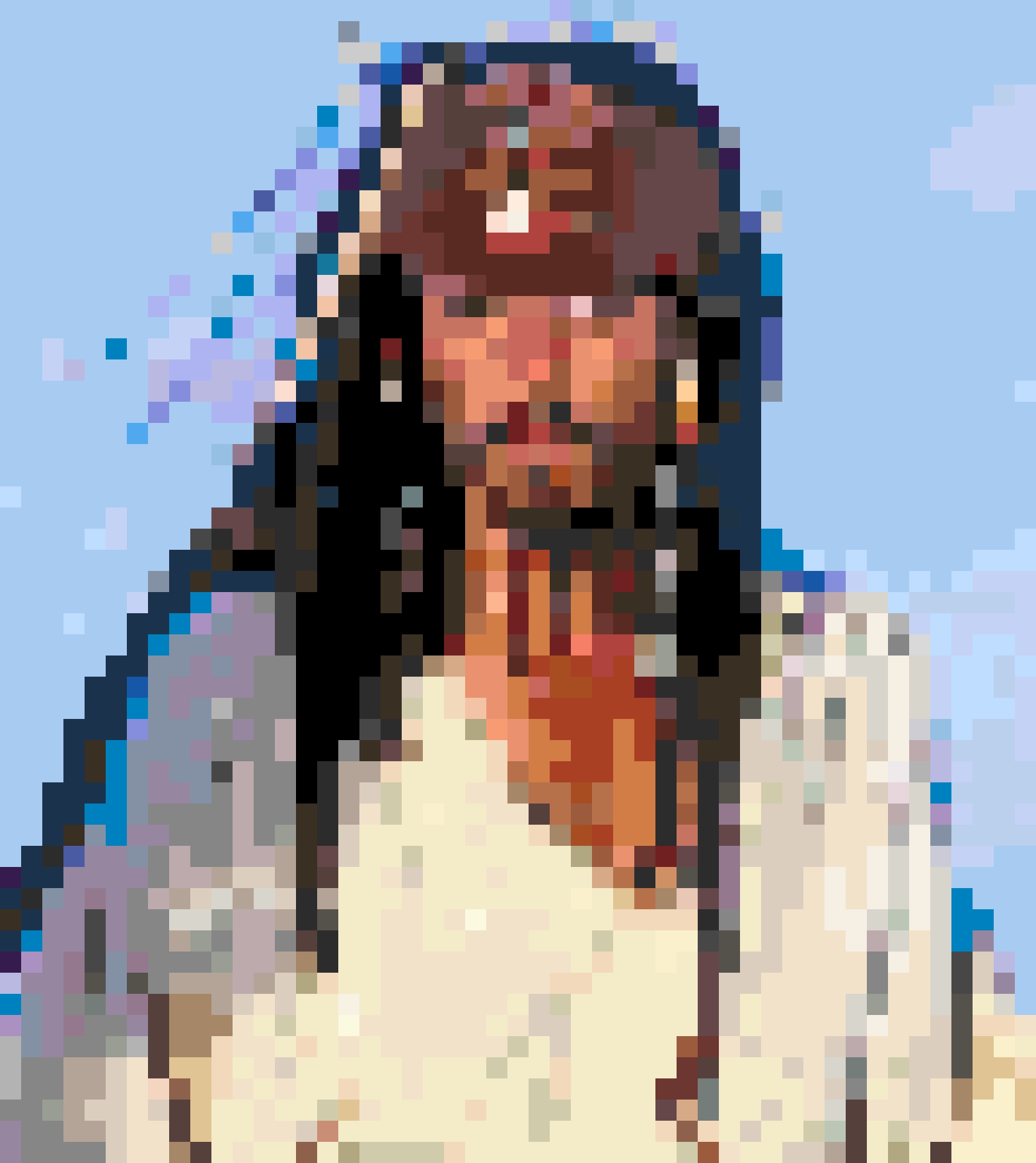 Jack Sparrow fuse bead pattern