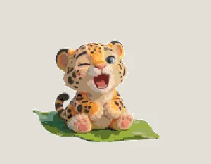 Jaguar Patrón de Cuentas de Fusión (Imprimible Gratis)
