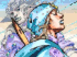 Johnny Joestar Схема Термомозаики (Бесплатная Печать)