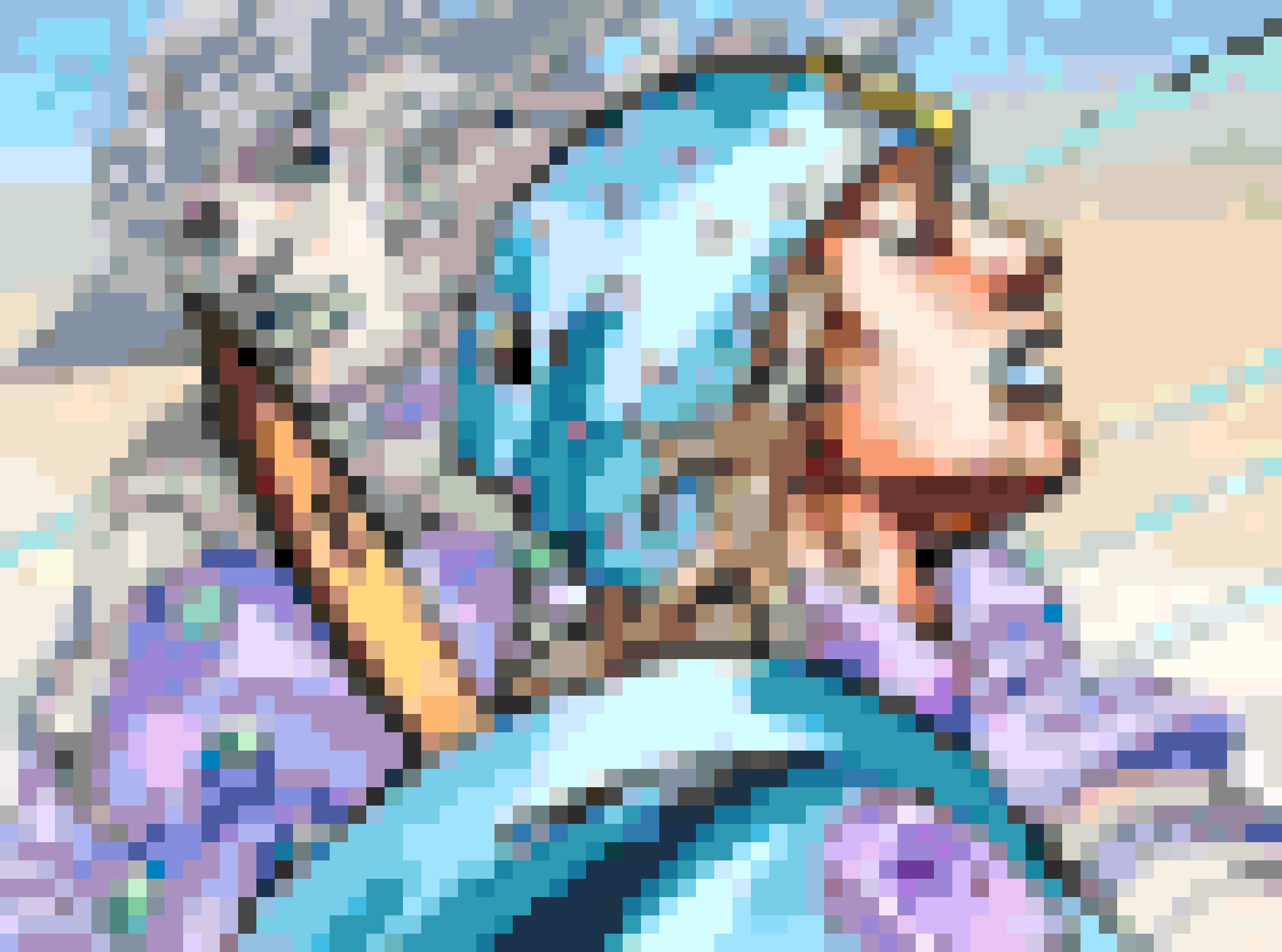 Johnny Joestar fuse bead pattern - printable chart with bead counts