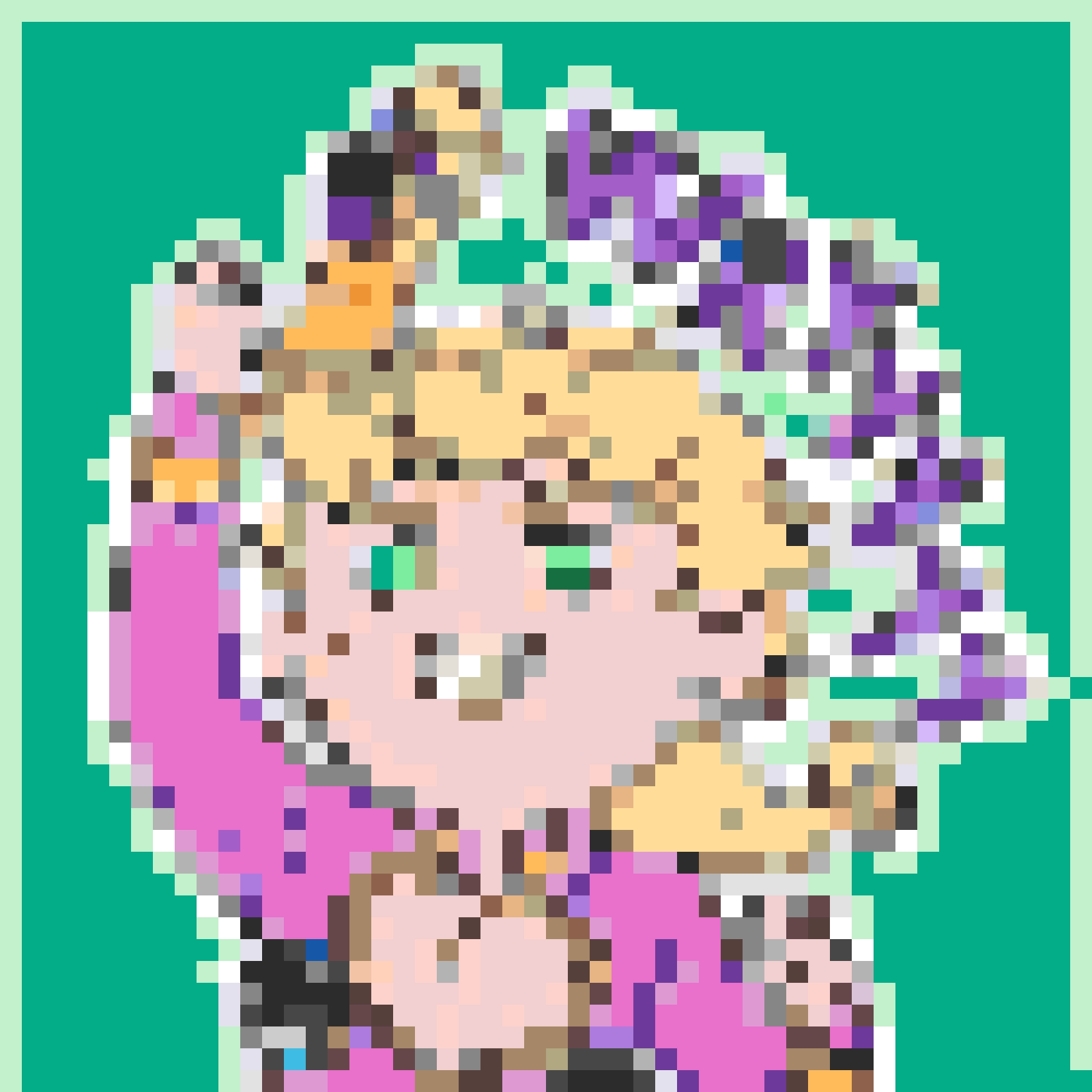 JoJo’s Bizarre Adventure fuse bead pattern