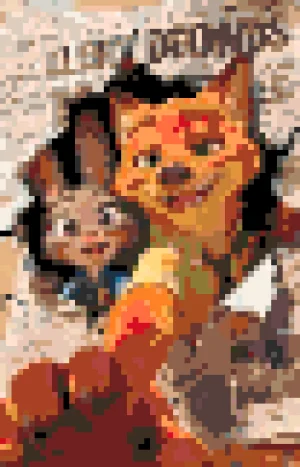 Judy and Nick Motif de Perles à Repasser (Imprimable Gratuit)