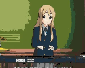 K-On Fuse Bead Pattern (Free Printable)