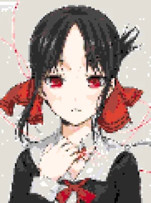 Kaguya-sama Patrón de Cuentas de Fusión (Imprimible Gratis)
