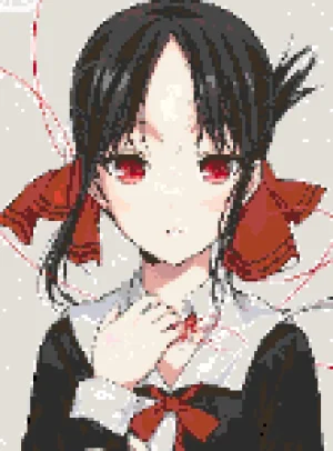 Kaguya-sama Love is War Motif de Perles à Repasser (Imprimable Gratuit)