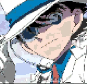Kaito Kid نمط خرز دمج (طباعة مجانية)