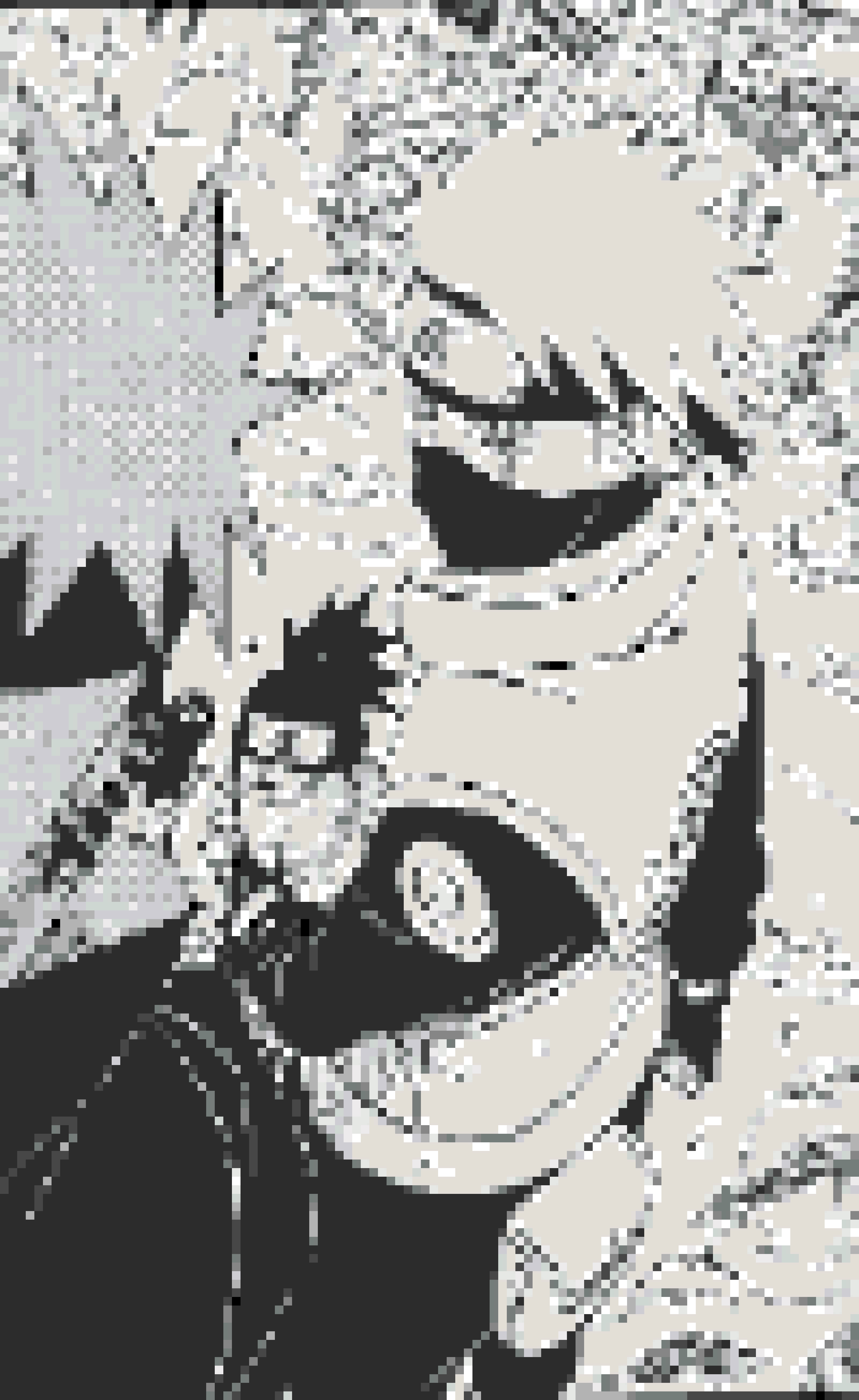 Kakashi fuse bead pattern