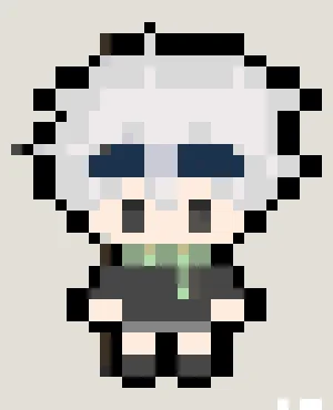 Kakashi Hatake Схема Термомозаики (Бесплатная Печать)